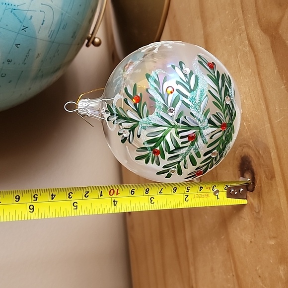 PIER 1 glass Christmas tree ornament - Picture 9 of 10